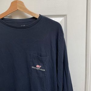 Vineyard Vines Pink Whale Long Sleeve